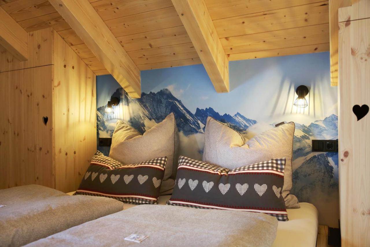"Allgaeu-Herzl" Alpenchalet Fuer Zwei Ruckholz Exteriör bild