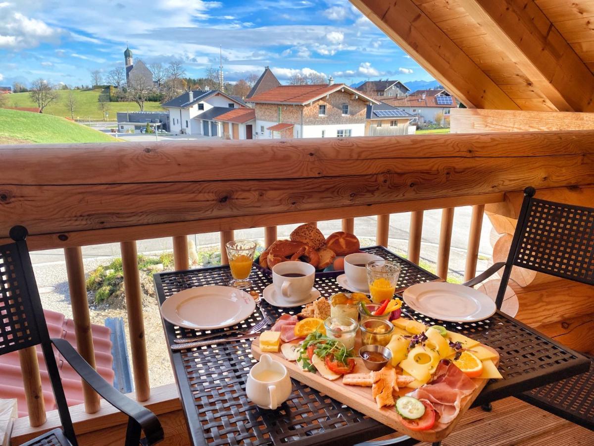 "Allgaeu-Herzl" Alpenchalet Fuer Zwei Ruckholz Exteriör bild