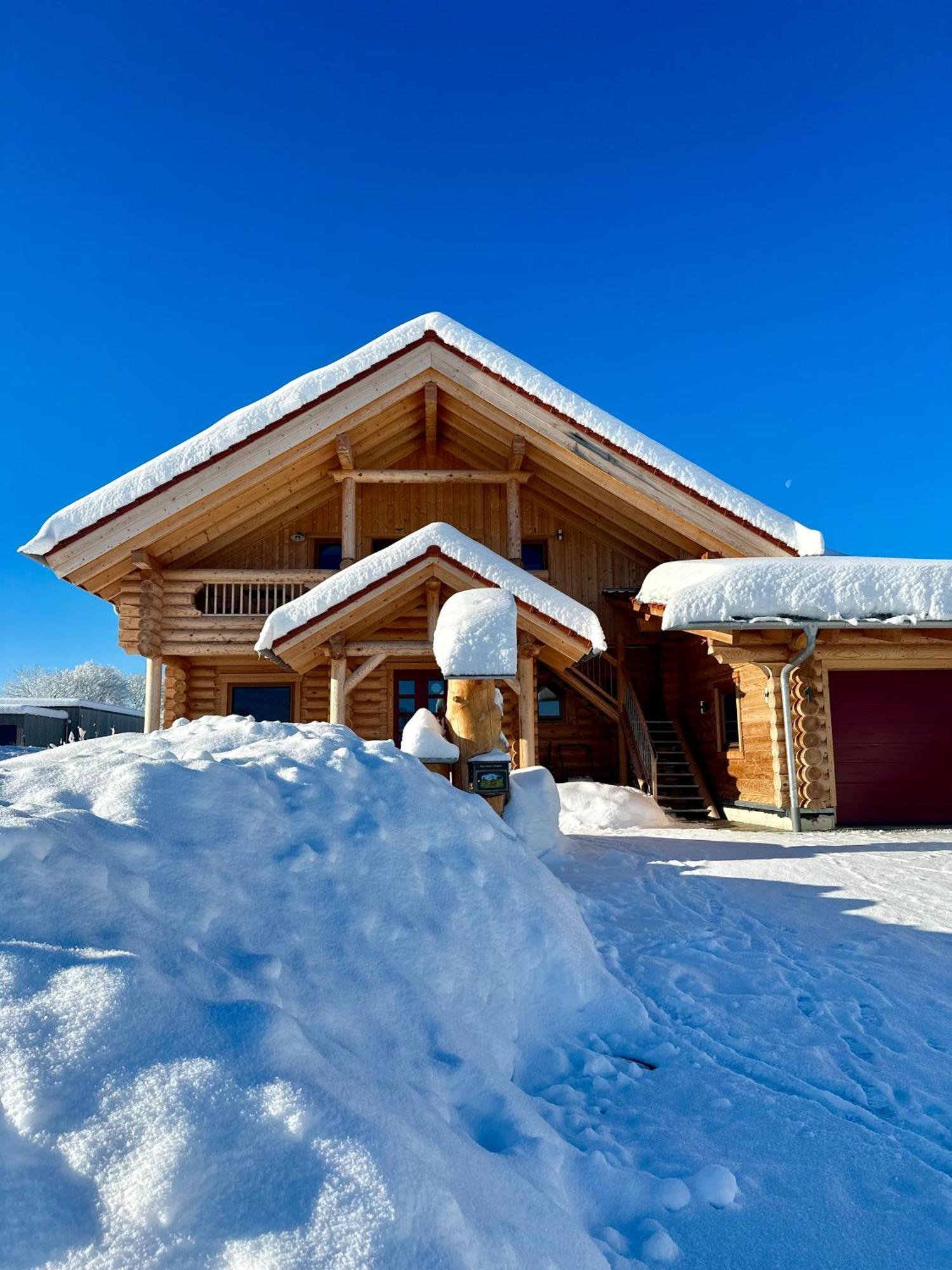 "Allgaeu-Herzl" Alpenchalet Fuer Zwei Ruckholz Exteriör bild