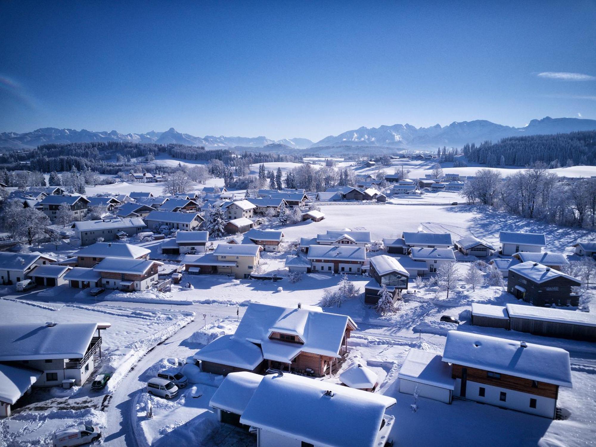 "Allgaeu-Herzl" Alpenchalet Fuer Zwei Ruckholz Exteriör bild