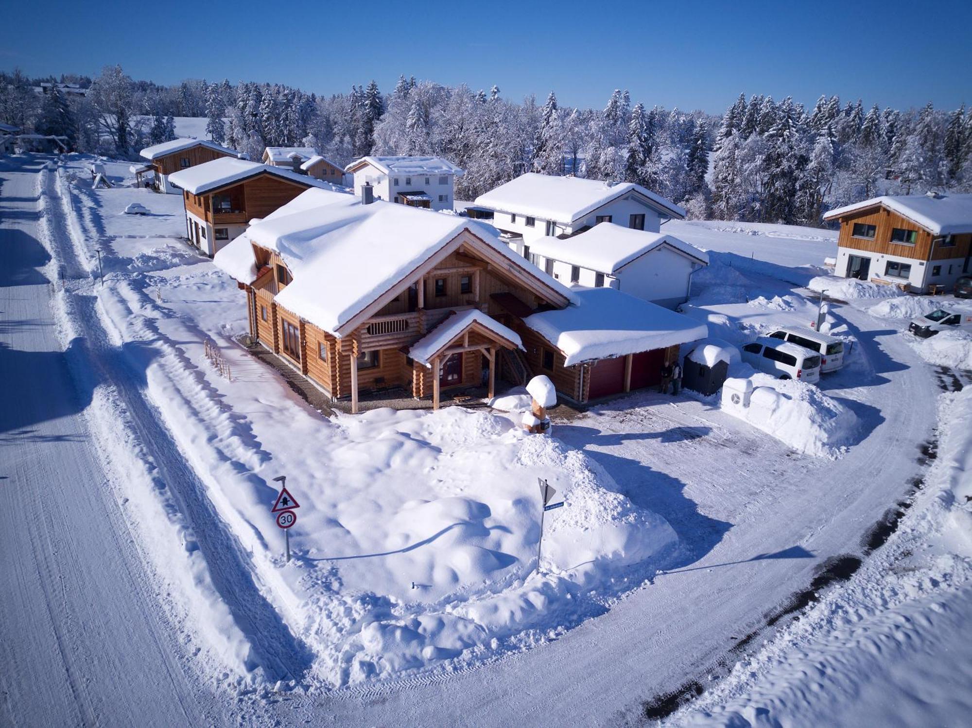 "Allgaeu-Herzl" Alpenchalet Fuer Zwei Ruckholz Exteriör bild