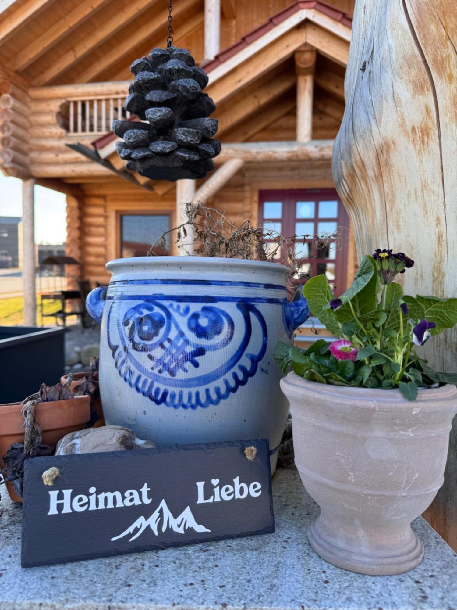 "Allgaeu-Herzl" Alpenchalet Fuer Zwei Ruckholz Exteriör bild